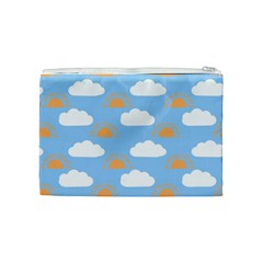 Sun And Clouds  Cosmetic Bag (Medium) from ArtsNow.com Back