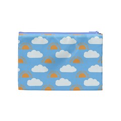 Sun And Clouds  Cosmetic Bag (Medium) from ArtsNow.com Back