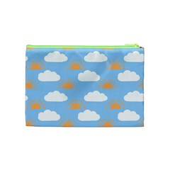 Sun And Clouds  Cosmetic Bag (Medium) from ArtsNow.com Back