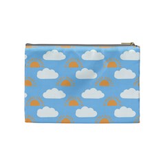 Sun And Clouds  Cosmetic Bag (Medium) from ArtsNow.com Back