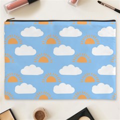 Sun And Clouds  Cosmetic Bag (XXXL) from ArtsNow.com Front