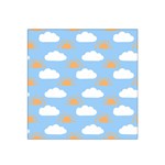 Sun And Clouds  Satin Bandana Scarf 22  x 22 