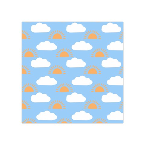 Sun And Clouds  Square Tapestry (Small) from ArtsNow.com Front