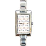 Rainbow Pattern   Rectangle Italian Charm Watch