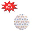 Rainbow Pattern   1  Mini Magnet (10 pack) 