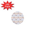 Rainbow Pattern   1  Mini Button (100 pack) 