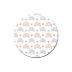 Rainbow Pattern   Magnet 3  (Round)