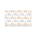 Rainbow Pattern   Sticker Rectangular (10 pack)