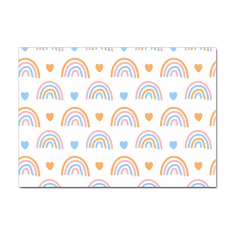 Rainbow Pattern   Sticker A4 (100 pack) from ArtsNow.com Front