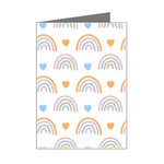 Rainbow Pattern   Mini Greeting Card