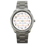 Rainbow Pattern   Sport Metal Watch