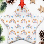 Rainbow Pattern   Star Ornament (Two Sides)