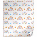 Rainbow Pattern   Canvas 8  x 10 