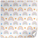 Rainbow Pattern   Canvas 12  x 12 