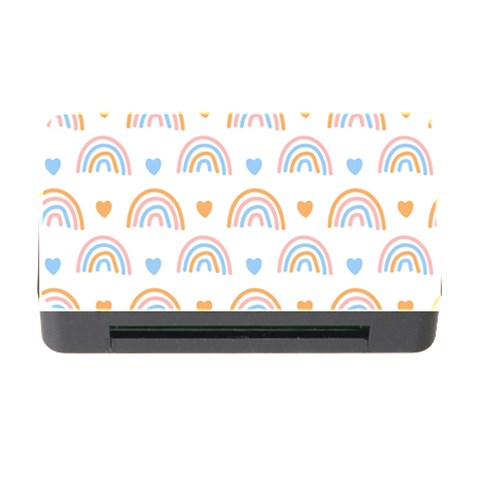 Rainbow Pattern   Memory Card Reader with CF from ArtsNow.com Front