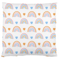 Rainbow Pattern   Large Cushion Case (Two Sides) from ArtsNow.com Front