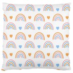 Rainbow Pattern   Large Cushion Case (Two Sides)