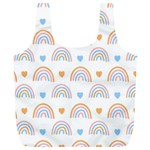 Rainbow Pattern   Full Print Recycle Bag (XL)