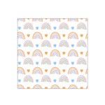 Rainbow Pattern   Satin Bandana Scarf 22  x 22 