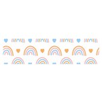 Rainbow Pattern   Oblong Satin Scarf (16  x 60 )