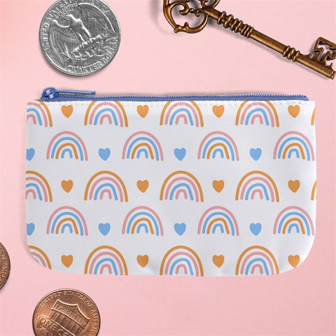 Rainbow Pattern   Large Coin Purse from ArtsNow.com Front