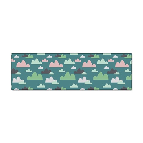 Llama Clouds   Sticker Bumper (100 pack) from ArtsNow.com Front