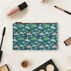 Llama Clouds   Cosmetic Bag (Small) from ArtsNow.com Front