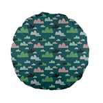 Llama Clouds   Standard 15  Premium Round Cushion 