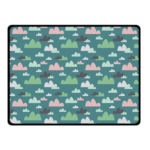 Llama Clouds   Double Sided Fleece Blanket (Small) from ArtsNow.com 45 x34  Blanket Front