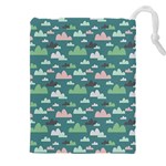 Llama Clouds   Drawstring Pouch (4XL)