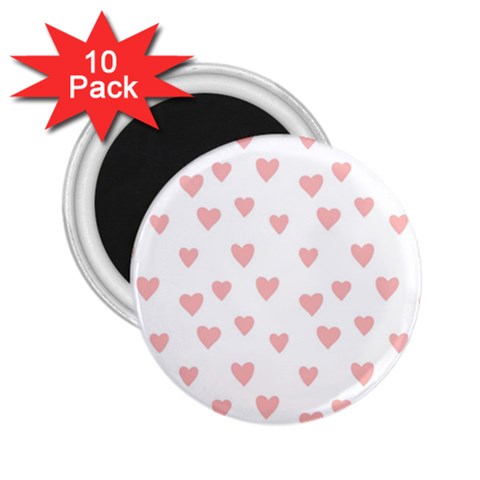 Small Cute Hearts   2.25  Magnet (10 pack) from ArtsNow.com Front