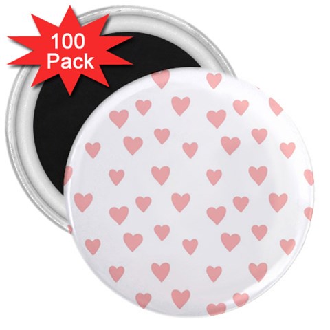 Small Cute Hearts   3  Magnet (100 pack) from ArtsNow.com Front