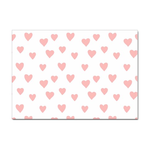 Small Cute Hearts   Sticker A4 (10 pack) from ArtsNow.com Front