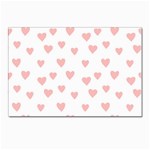 Small Cute Hearts   Postcard 4 x 6  (Pkg of 10)