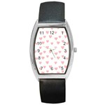 Small Cute Hearts   Barrel Style Metal Watch