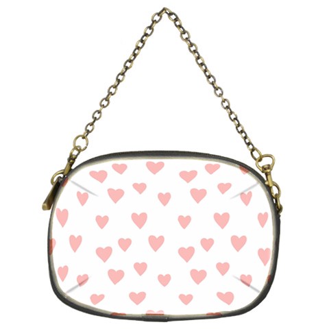 Small Cute Hearts   Chain Purse (Two Sides) from ArtsNow.com Front