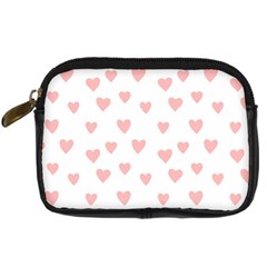 Small Cute Hearts   Digital Camera Leather Case from ArtsNow.com Front