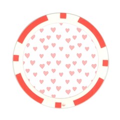 Small Cute Hearts   Poker Chip Card Guard (10 pack) from ArtsNow.com Front