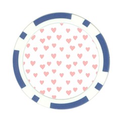 Small Cute Hearts   Poker Chip Card Guard (10 pack) from ArtsNow.com Front