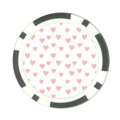 Small Cute Hearts   Poker Chip Card Guard (10 pack) from ArtsNow.com Back