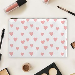 Small Cute Hearts   Cosmetic Bag (Large) from ArtsNow.com Front