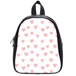 Small Cute Hearts   School Bag (Small)