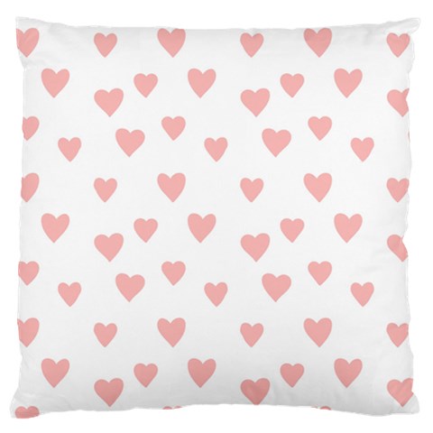 Small Cute Hearts   Large Cushion Case (One Side) from ArtsNow.com Front