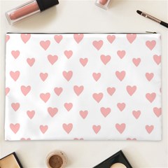 Small Cute Hearts   Cosmetic Bag (XXL) from ArtsNow.com Back