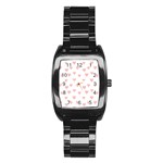 Small Cute Hearts   Stainless Steel Barrel Watch