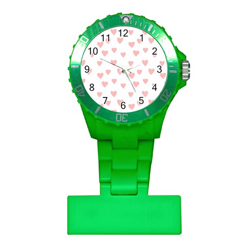 Small Cute Hearts   Plastic Nurses Watch from ArtsNow.com Front