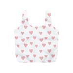 Small Cute Hearts   Full Print Recycle Bag (S)