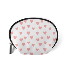 Small Cute Hearts   Accessory Pouch (Small) from ArtsNow.com Back