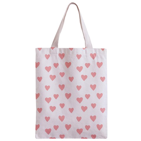 Small Cute Hearts   Zipper Classic Tote Bag from ArtsNow.com Front