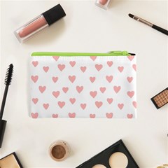 Small Cute Hearts   Cosmetic Bag (XS) from ArtsNow.com Back